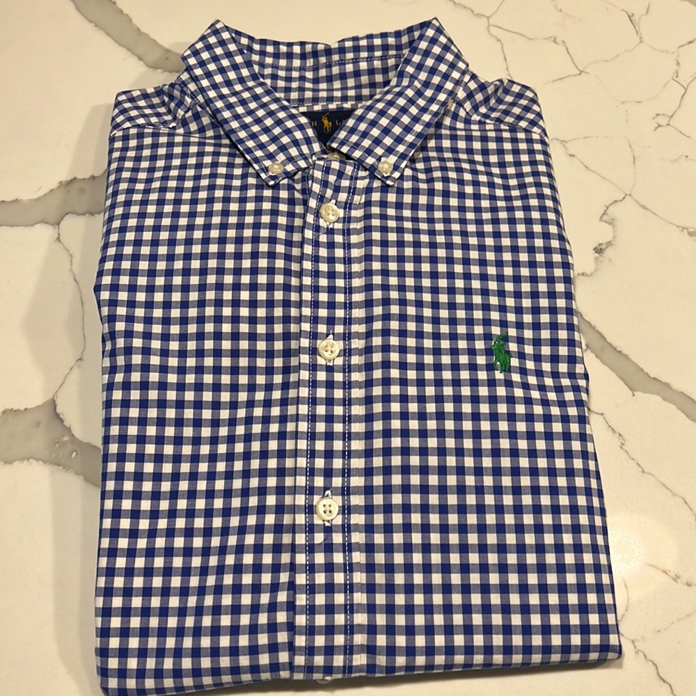 Boys long sleeve button down